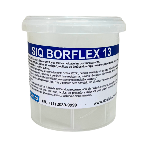 Borracha Termo Moldável - Siq Borflex 13 - 800g