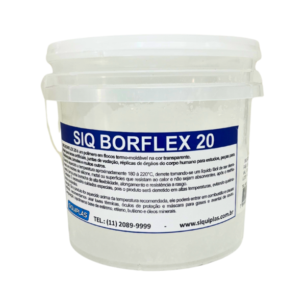 Borracha Termo Moldável - Siq Borflex 20 - 1Kg