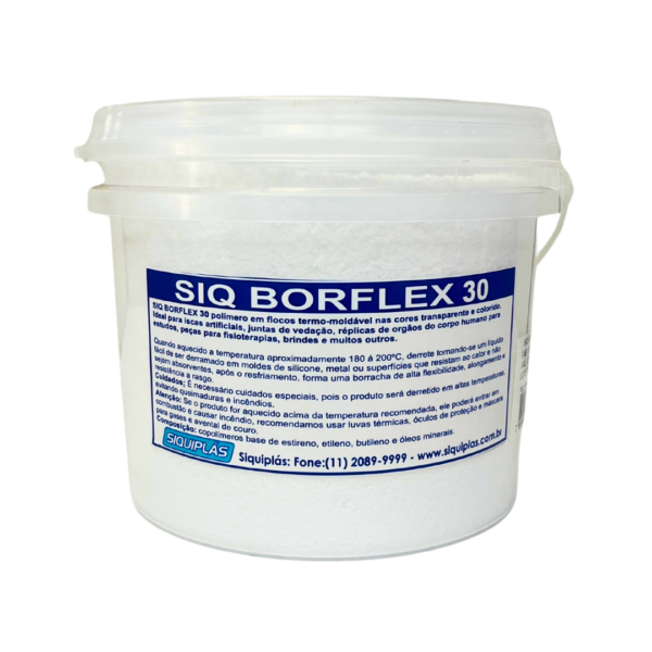 Borracha Termo Moldável - Siq Borflex 30 - 1Kg