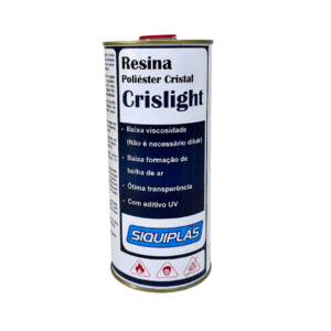 Resina Poliéster Cristal - Crislight - 1 kg