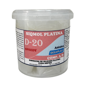 Borracha de silicone - Siqmol Platina D-20 Speedy - 1kg