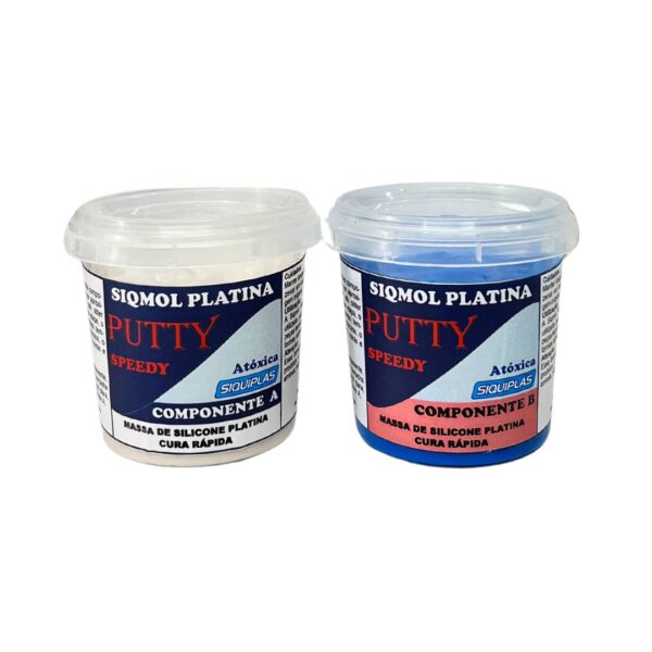 Borracha De Silicone Platina Massa (putty) - Imagem 2