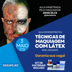 Técnicas de Maquiagem com Látex - Iniciante - Presencial