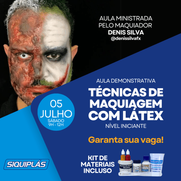 Técnicas de Maquiagem com Látex - Iniciante - Presencial